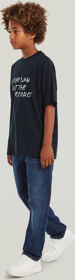 G-Star RAW T-shirt Oversized voor jongens Donkerblauw jongens - Foto 4