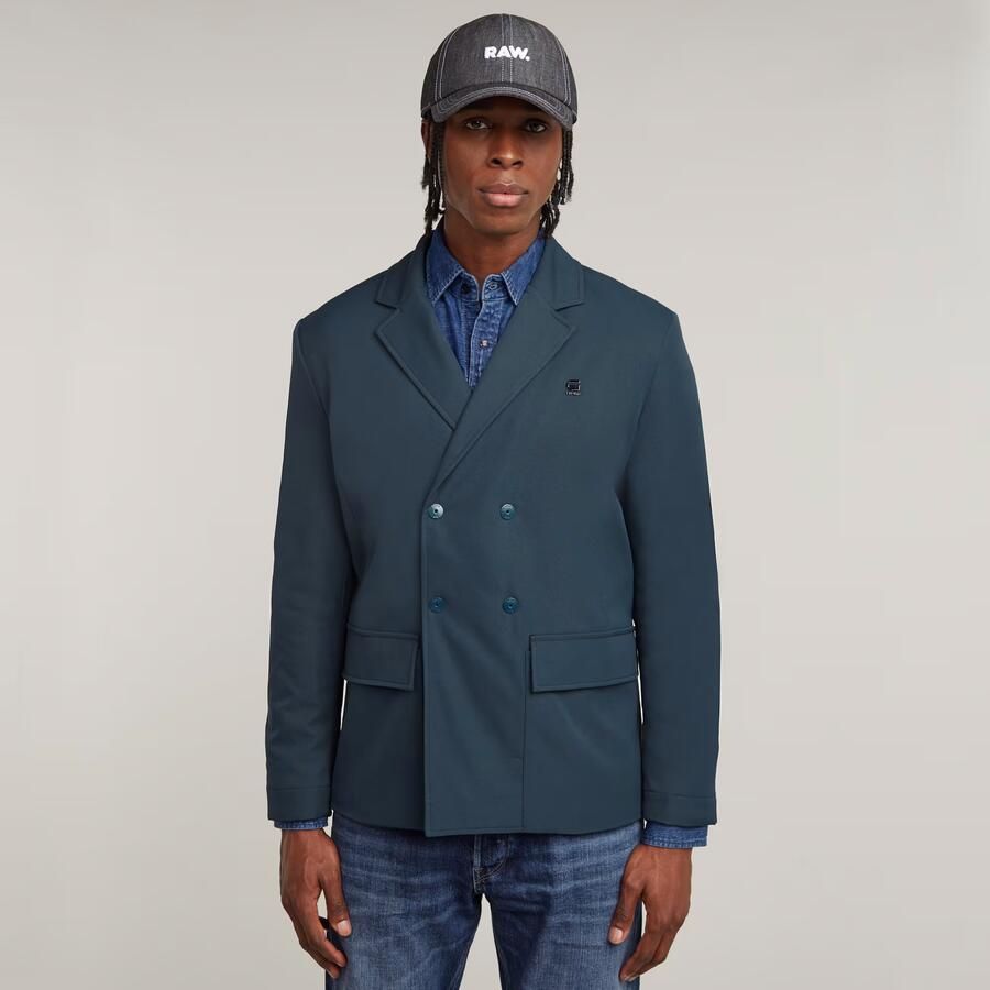 G-Star RAW Tech Blazer Donkerblauw Heren - Foto 7