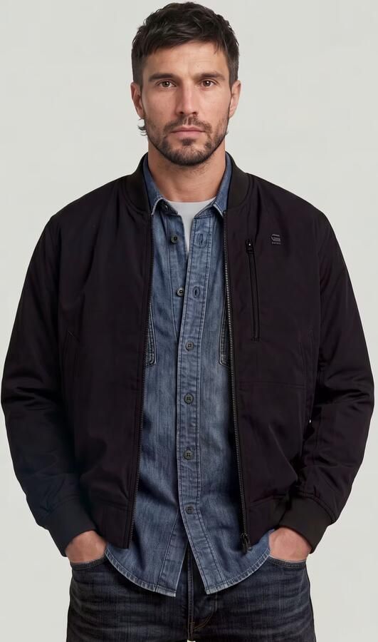G-Star RAW Bomberjack Tech Bomber met doorgestikte voering - Foto 10