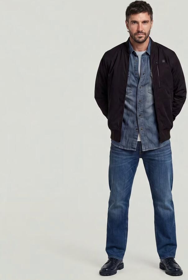 G-Star RAW Bomberjack Tech Bomber met doorgestikte voering - Foto 9