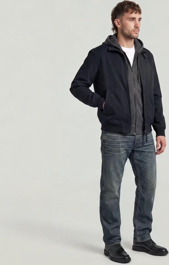 G-Star RAW Tech Padded Bomberjack Midden blauw Heren - Foto 6