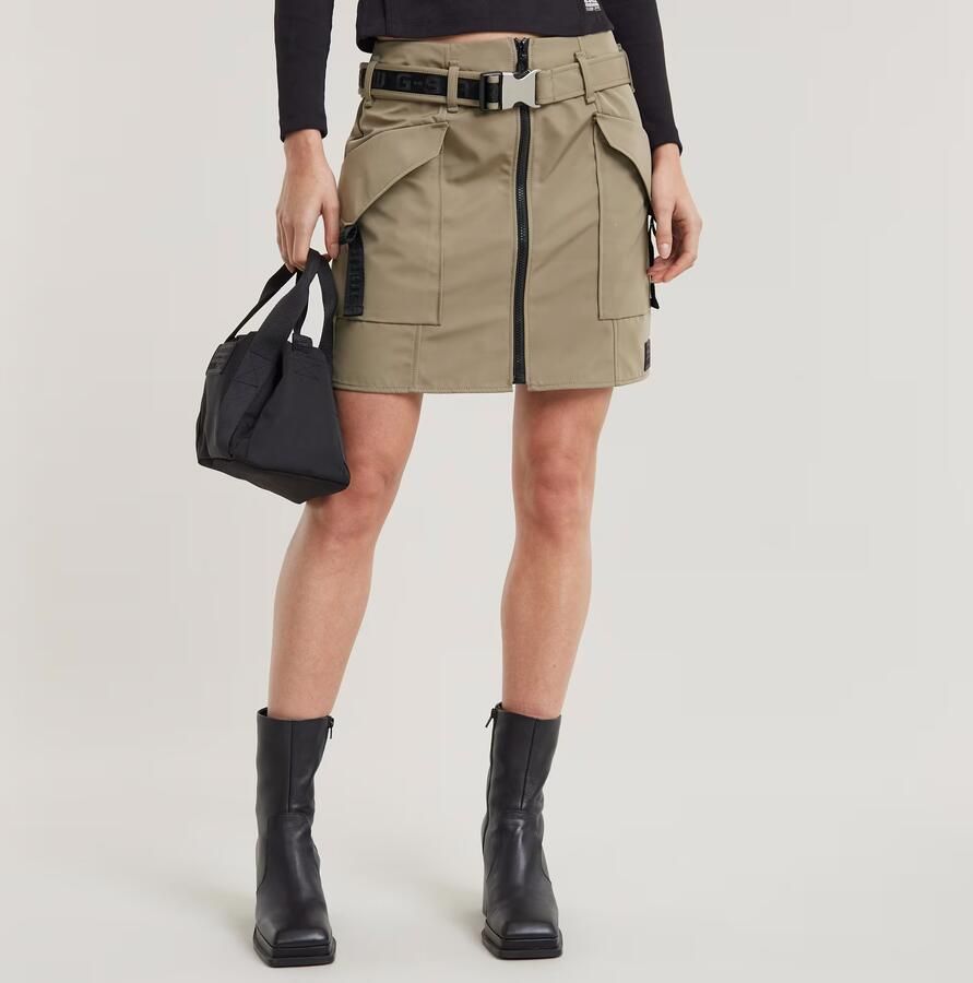 G-Star RAW Tech Rok Beige Dames