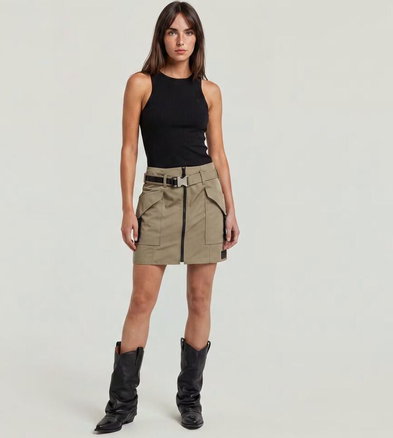 G-Star RAW Tech Rok Beige Dames - Foto 7