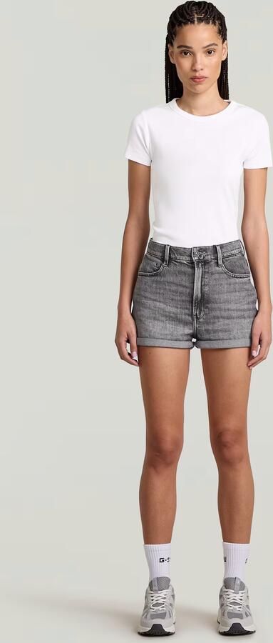 G-Star RAW Tedie Ultra High Short Grijs Dames - Foto 5