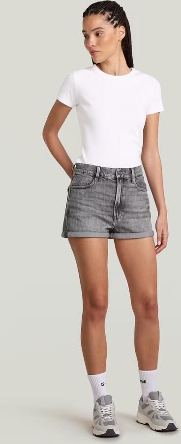 G-Star RAW Tedie Ultra High Short Grijs Dames - Foto 6