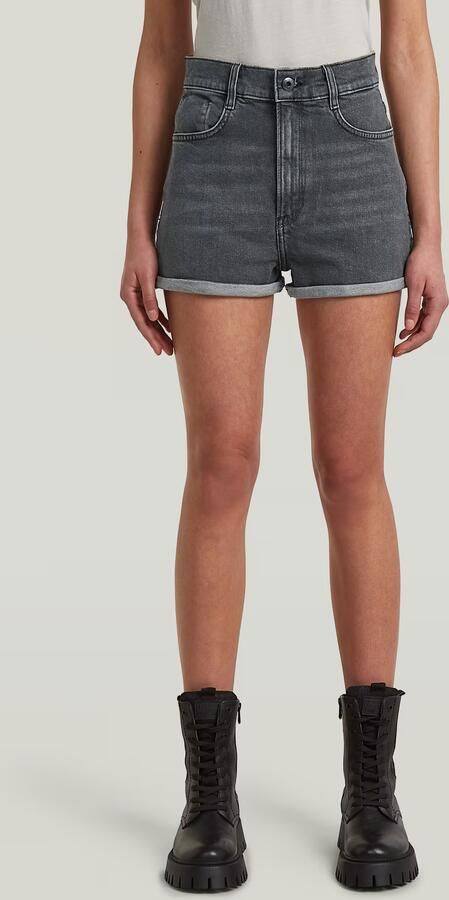 G-Star RAW Tedie Ultra High Short Grijs Dames