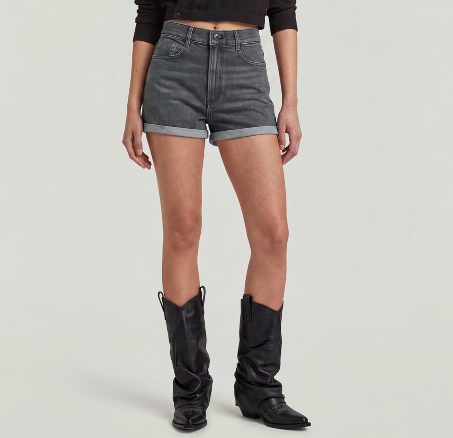 G-Star RAW Tedie Ultra High Short Grijs Dames - Foto 3