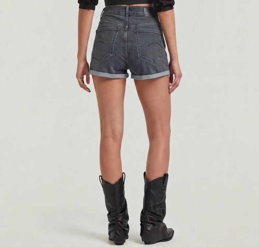 G-Star RAW Tedie Ultra High Short Grijs Dames - Foto 4
