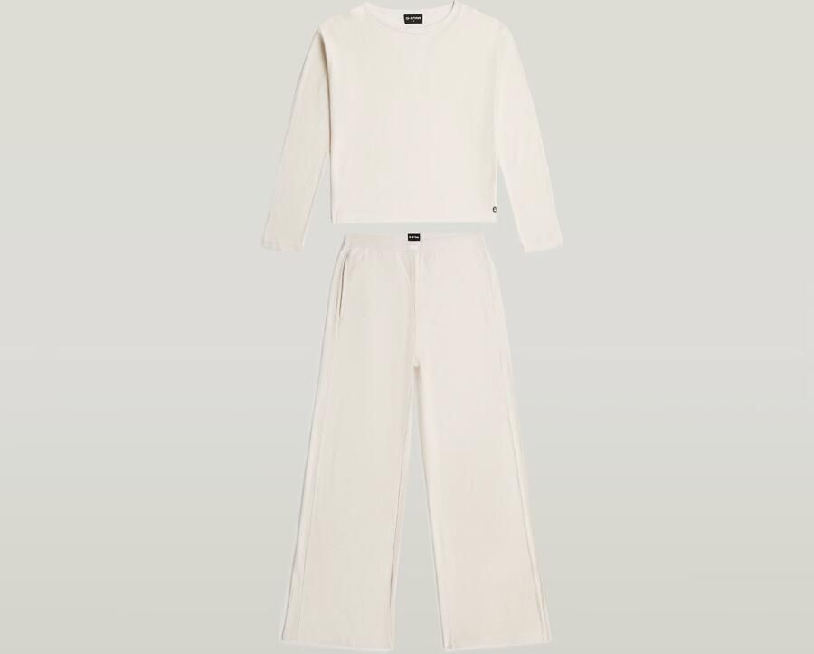G-Star RAW Tee en Broek Pyjama Set Grijs Dames