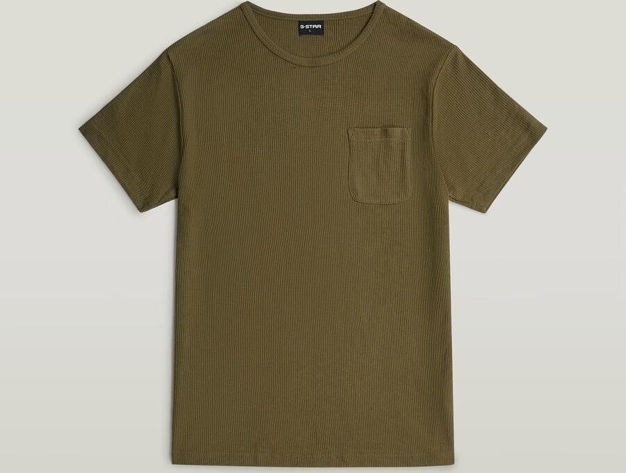 G-Star RAW Tee en Short Pyjama Set Groen Heren - Foto 3