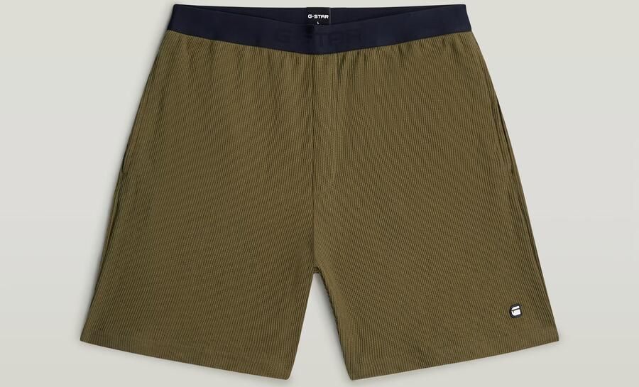 G-Star RAW Tee en Short Pyjama Set Groen Heren - Foto 4