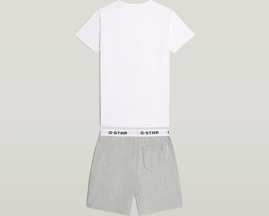 G-Star RAW Pyjama SLATE T-SHIRT & SHORTS Regular Fit in katoen-kwaliteit (set 2-delig) - Foto 3