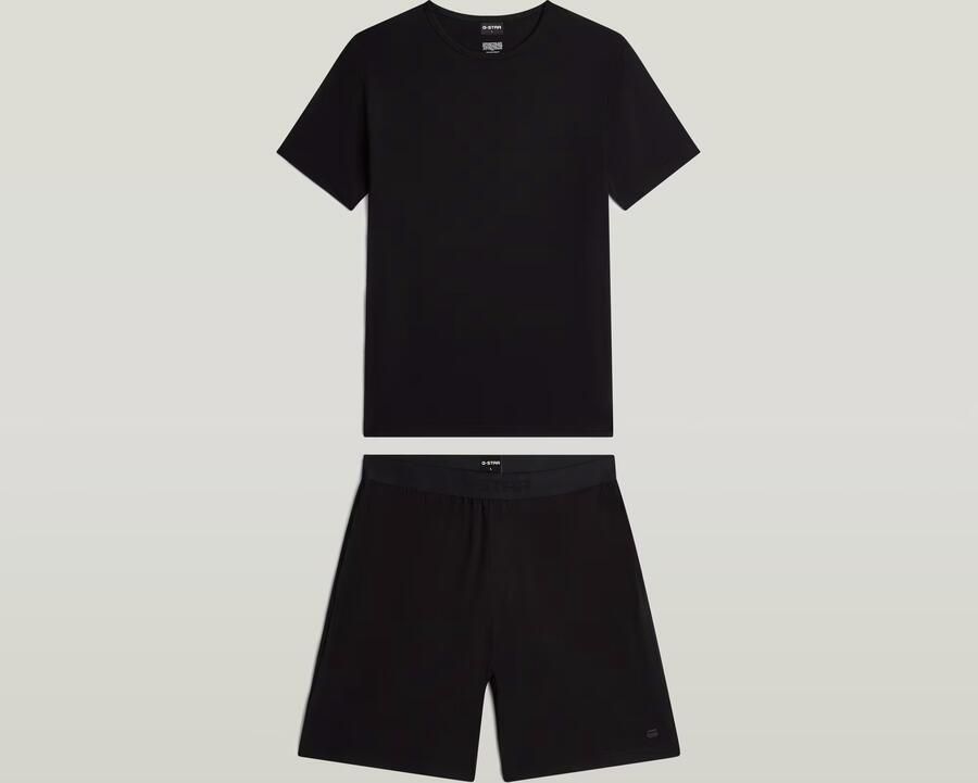 G-Star RAW Tee en Short Pyjama Set Zwart Heren