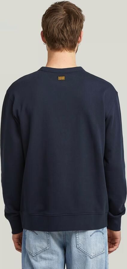 G-Star RAW Text Graphic Sweater Donkerblauw Heren - Foto 7