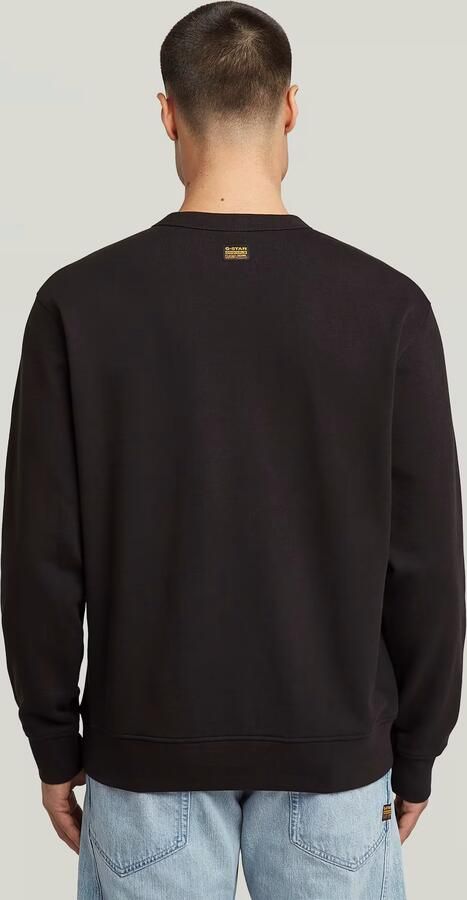 G-Star RAW Text Graphic Sweater Zwart Heren - Foto 6