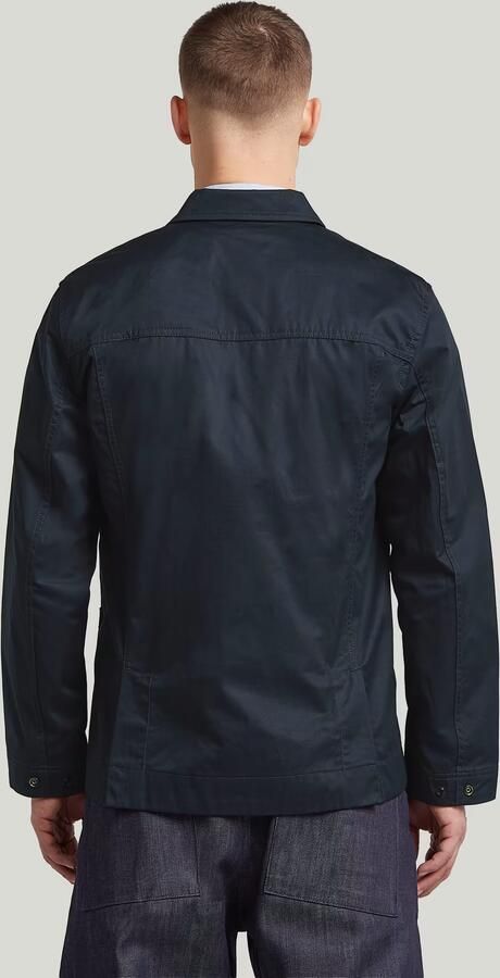 G-Star RAW The Casper Correct Slim Overshirt Donkerblauw Heren - Foto 6