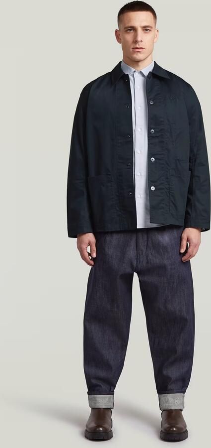 G-Star RAW The Casper Correct Slim Overshirt Donkerblauw Heren - Foto 7