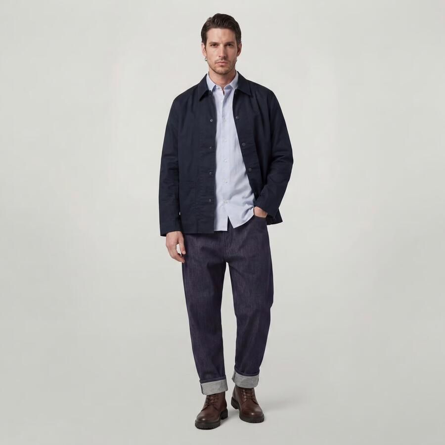 G-Star RAW The Casper Correct Slim Overshirt Donkerblauw Heren - Foto 4