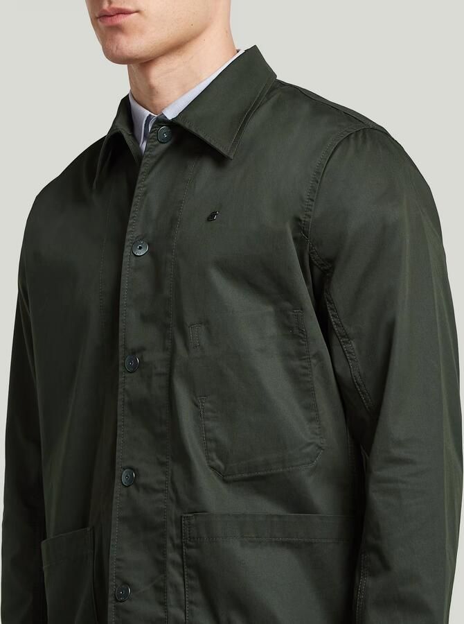 G-Star RAW The Casper Correct Slim Overshirt Grijs Heren - Foto 3