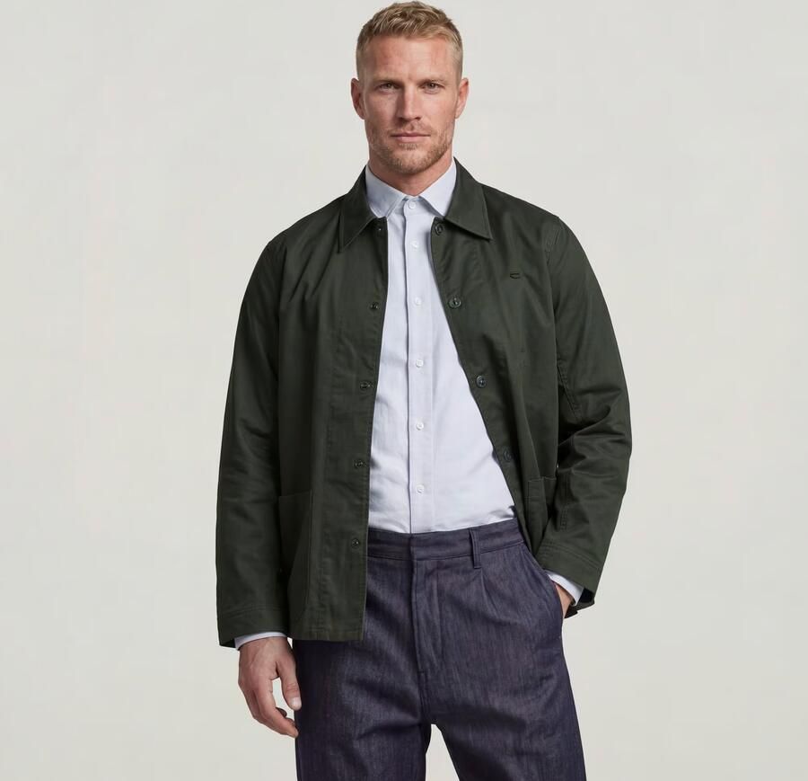 G-Star RAW The Casper Correct Slim Overshirt Grijs Heren - Foto 5