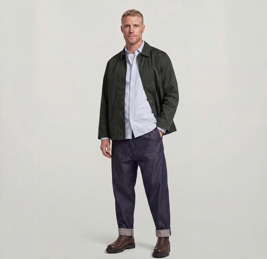G-Star RAW The Casper Correct Slim Overshirt Grijs Heren - Foto 4