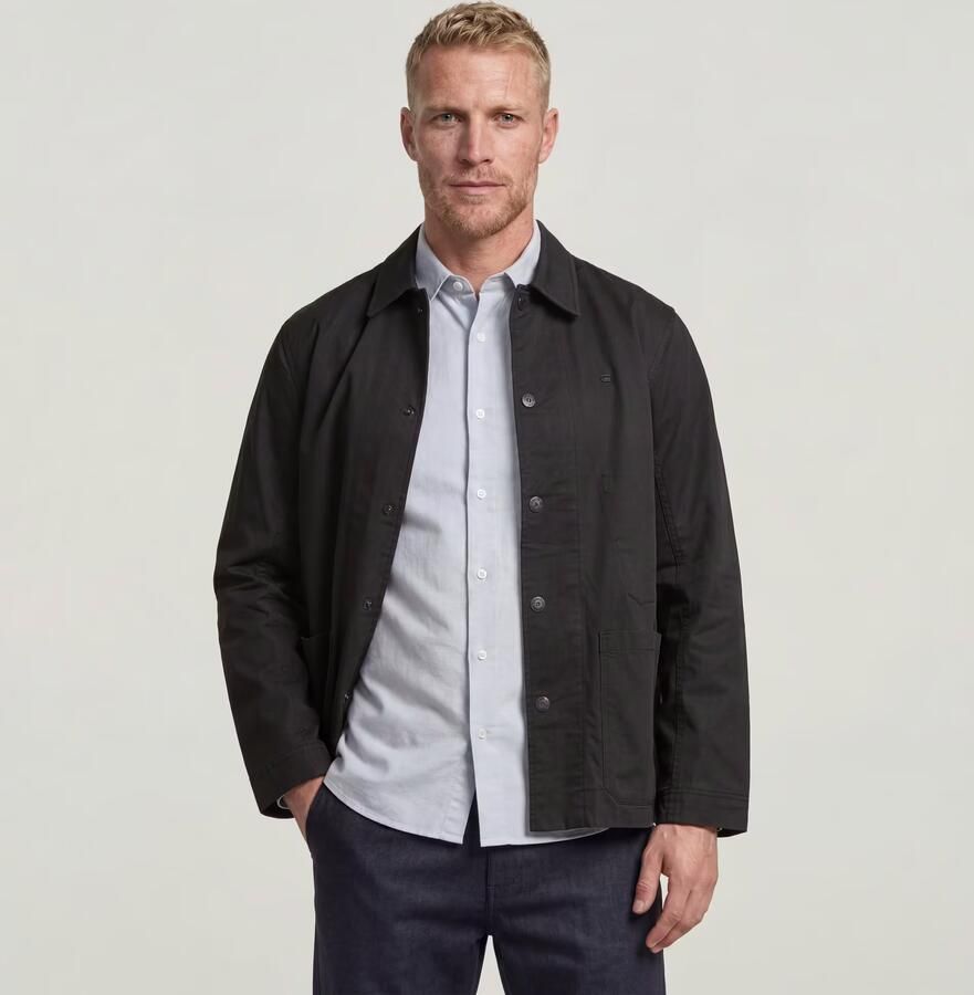 G-Star RAW The Casper Correct Slim Overshirt Zwart Heren - Foto 6