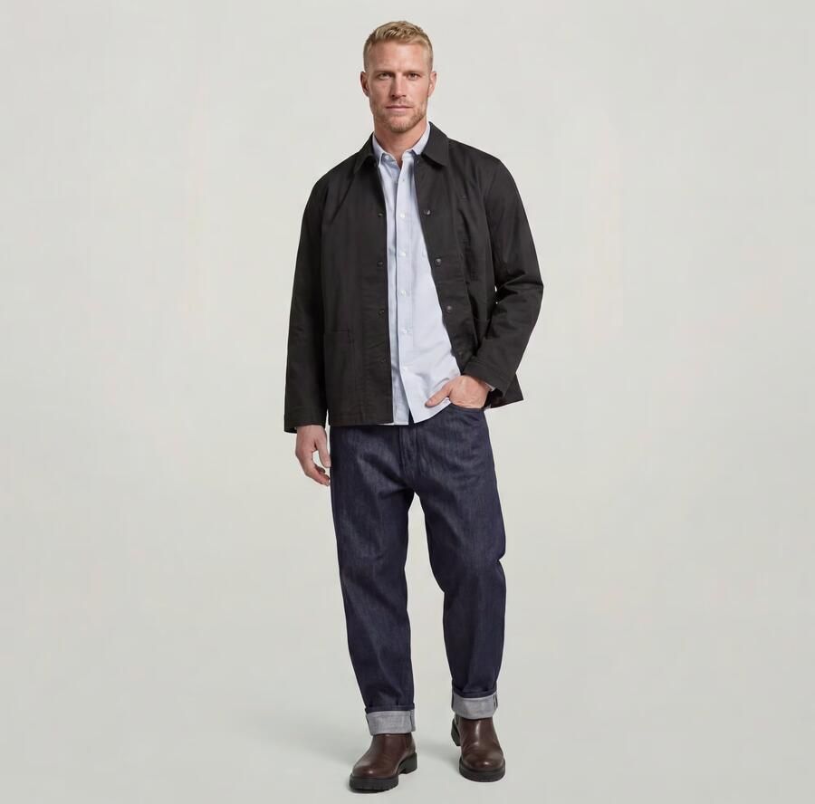 G-Star RAW The Casper Correct Slim Overshirt Zwart Heren - Foto 5