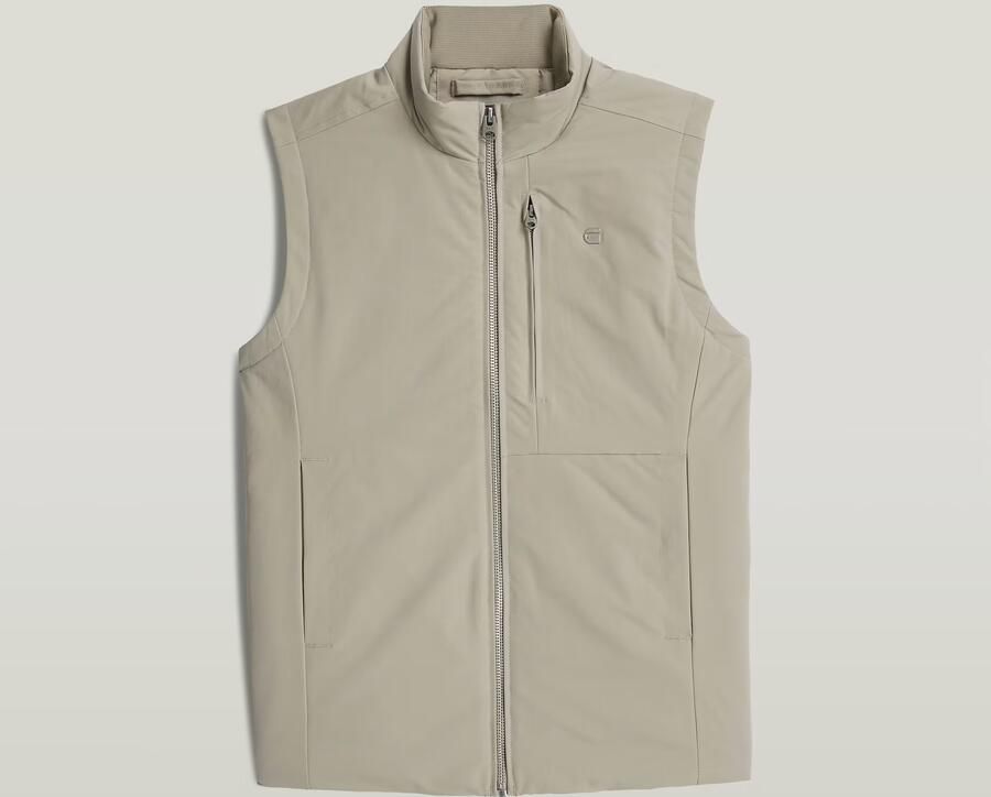 G-Star RAW The Fredrik Correct Padded Vest Beige Heren