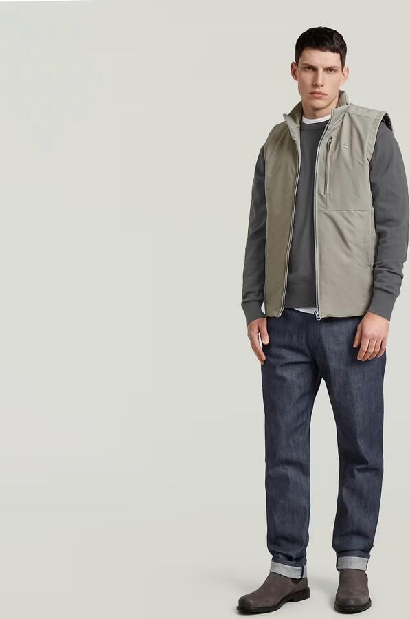 G-Star RAW The Fredrik Correct Padded Vest Beige Heren - Foto 6