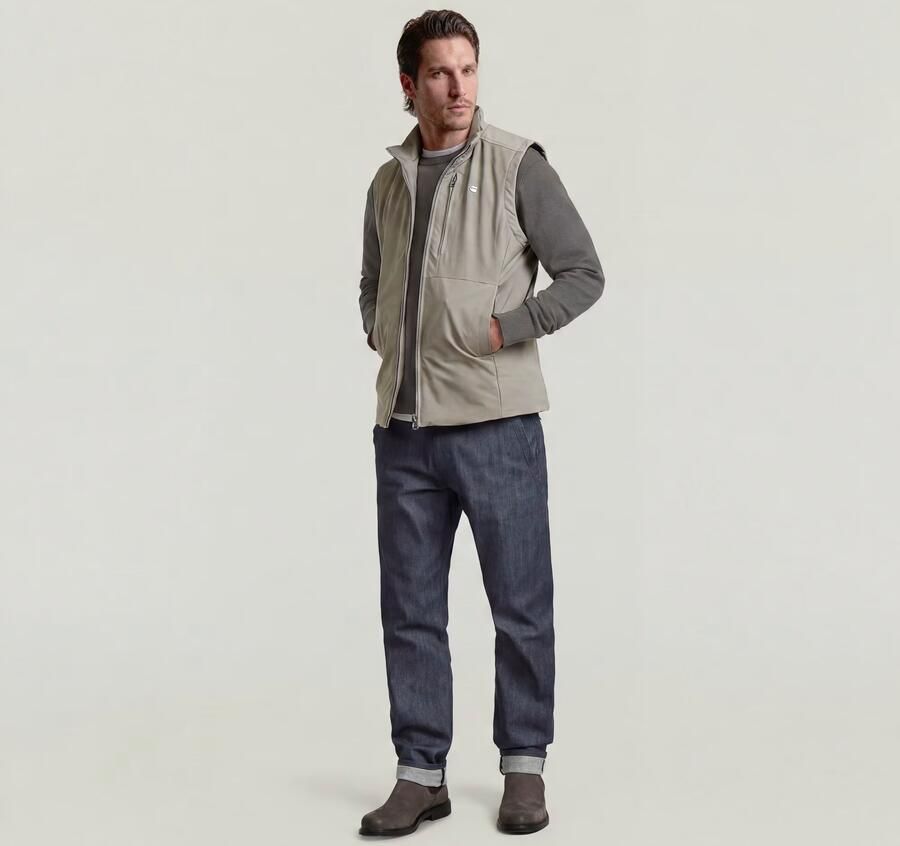 G-Star RAW The Fredrik Correct Padded Vest Beige Heren - Foto 7