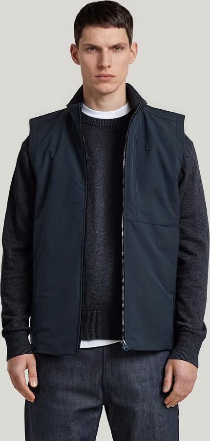 G-Star RAW The Fredrik Correct Padded Vest Donkerblauw Heren - Foto 6
