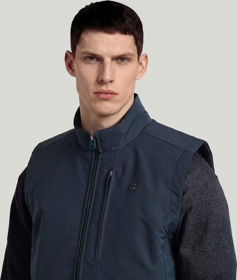 G-Star RAW The Fredrik Correct Padded Vest Donkerblauw Heren - Foto 4