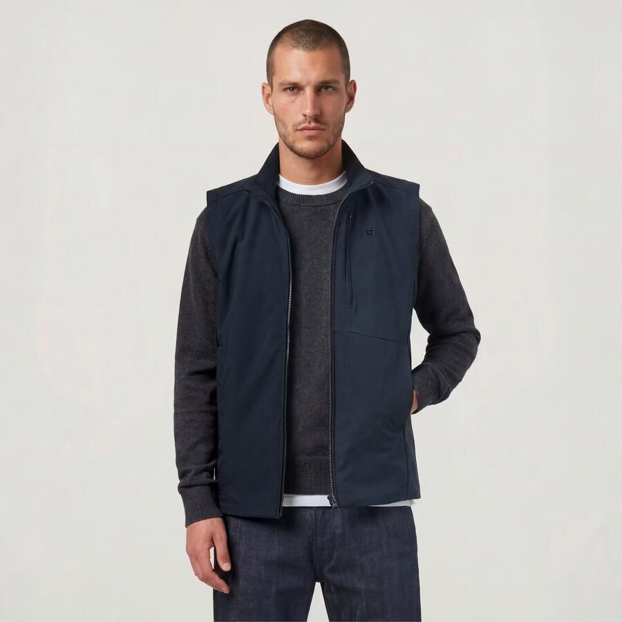 G-Star RAW The Fredrik Correct Padded Vest Donkerblauw Heren - Foto 3
