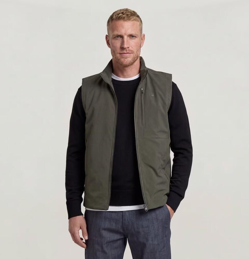 G-Star RAW The Fredrik Correct Padded Vest Grijs Heren - Foto 6