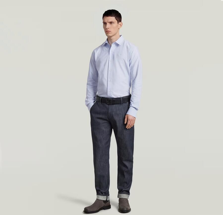 G-Star RAW The Hendrik Correct Slim Overhemd Lichtblauw Heren - Foto 3