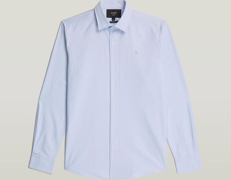 G-Star RAW The Hendrik Correct Slim Overhemd Lichtblauw Heren - Foto 4