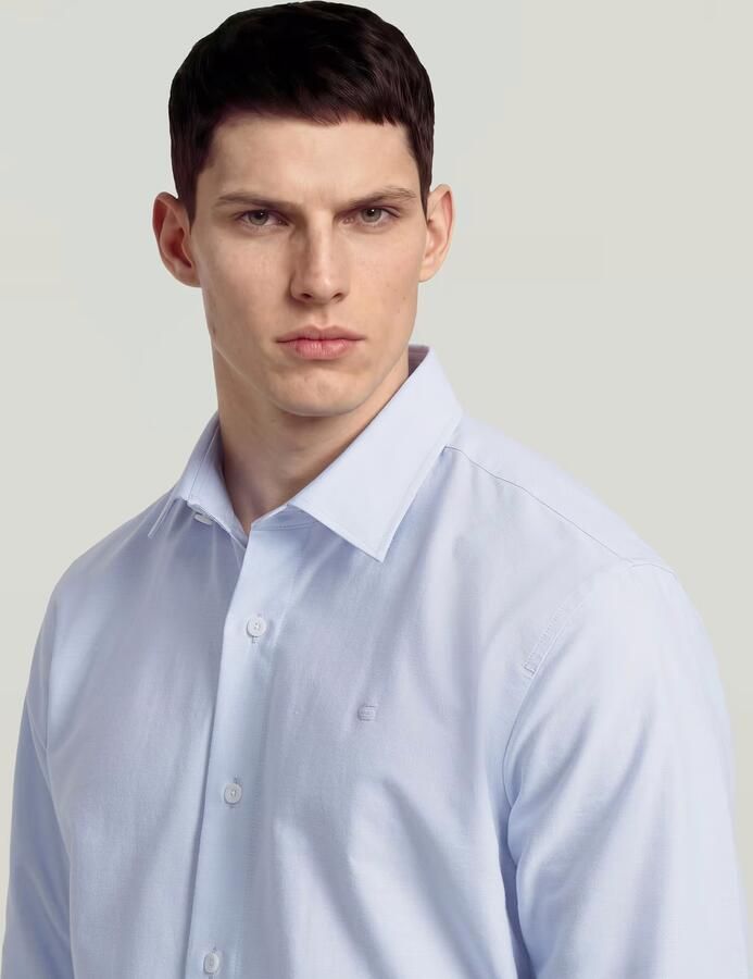 G-Star RAW The Hendrik Correct Slim Overhemd Lichtblauw Heren - Foto 5