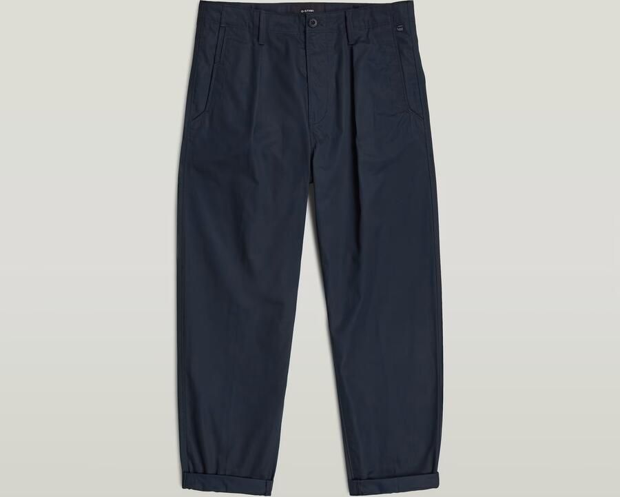G-Star RAW The Ignaz- Correct Pleated Chino Relaxed Donkerblauw Heren - Foto 3