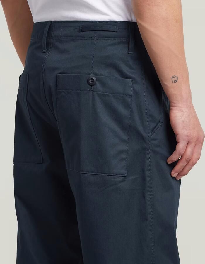 G-Star RAW The Ignaz- Correct Pleated Chino Relaxed Donkerblauw Heren - Foto 4