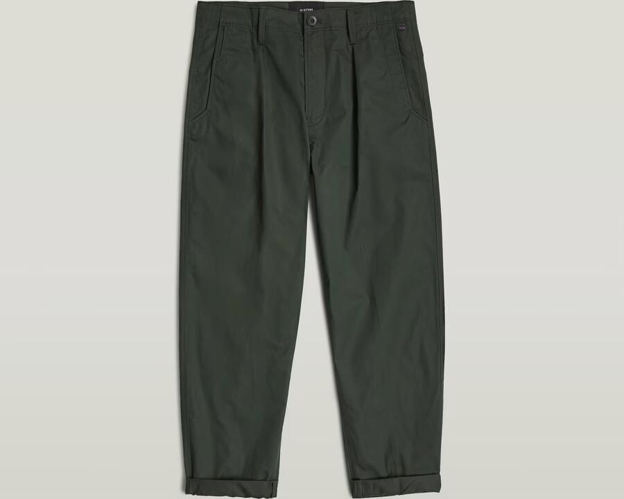 G-Star RAW The Ignaz- Correct Pleated Chino Relaxed Grijs Heren - Foto 4