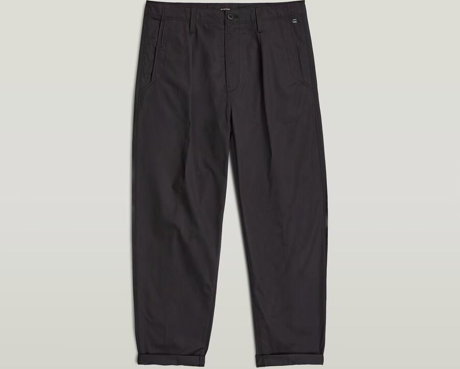 G-Star RAW The Ignaz- Correct Pleated Chino Relaxed Zwart Heren - Foto 4
