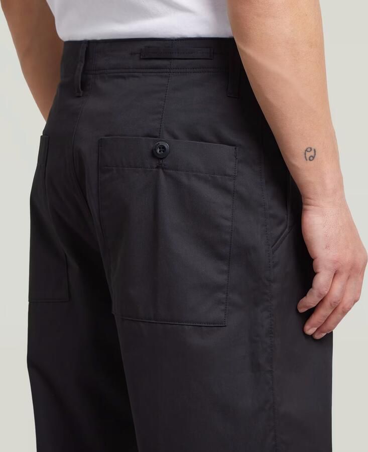 G-Star RAW The Ignaz- Correct Pleated Chino Relaxed Zwart Heren - Foto 3