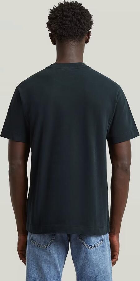 G-Star RAW The Leonard Heavyweight T-Shirt Donkerblauw Heren