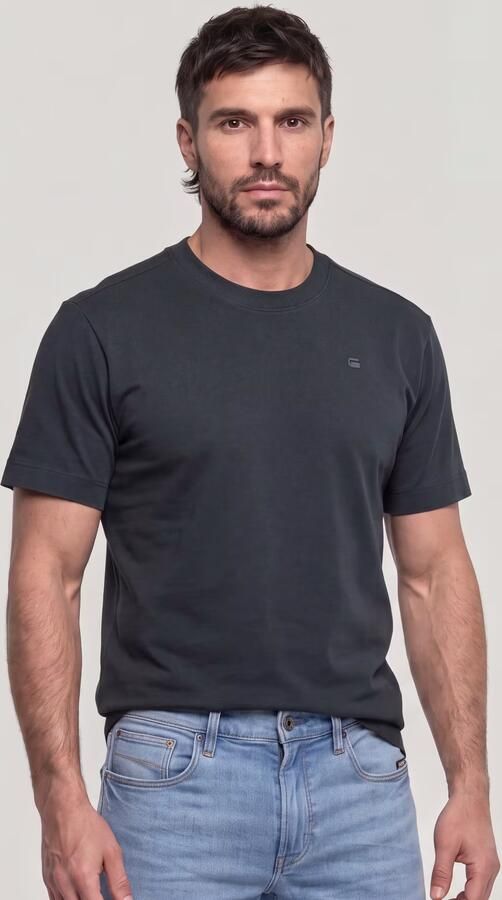 G-Star RAW The Leonard Heavyweight T-Shirt Donkerblauw Heren - Foto 6
