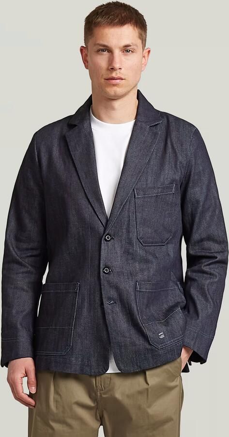 G-Star RAW The Mauritz Correct Blazer Donkerblauw Heren