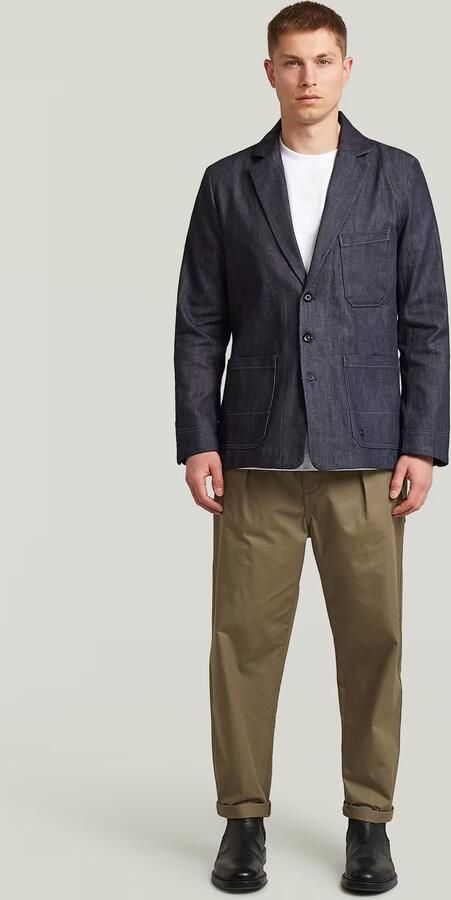 G-Star RAW The Mauritz Correct Blazer Donkerblauw Heren - Foto 6