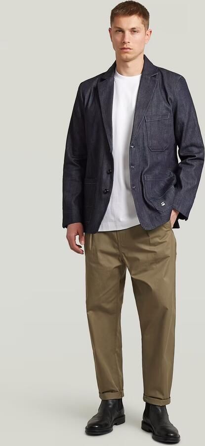 G-Star RAW The Mauritz Correct Blazer Donkerblauw Heren - Foto 7