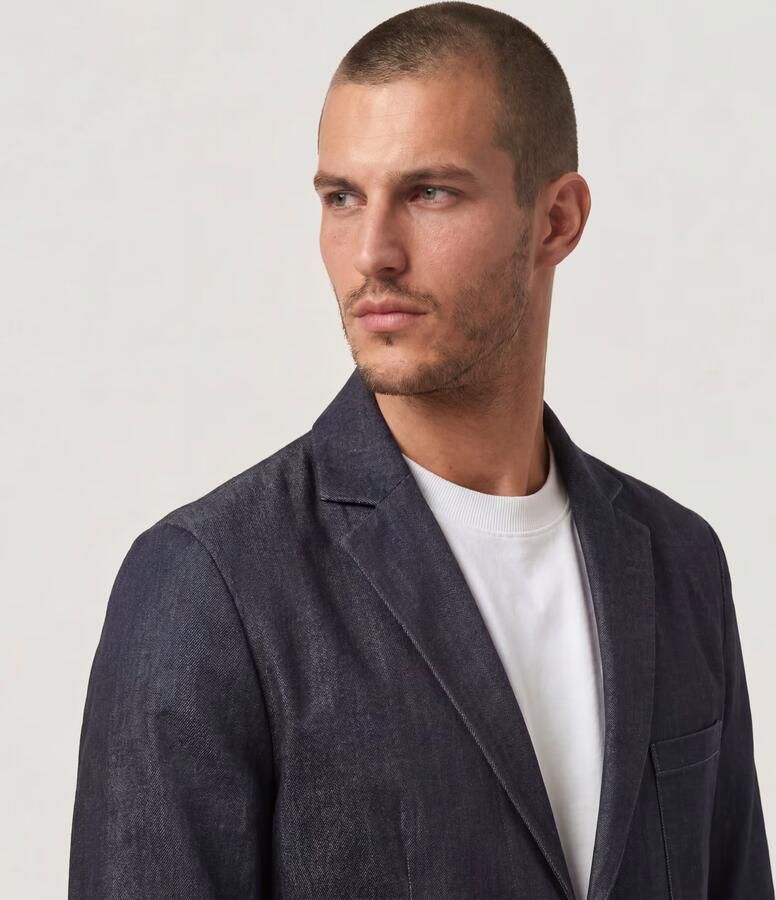 G-Star RAW The Mauritz Correct Selvedge Blazer Donkerblauw Heren - Foto 6