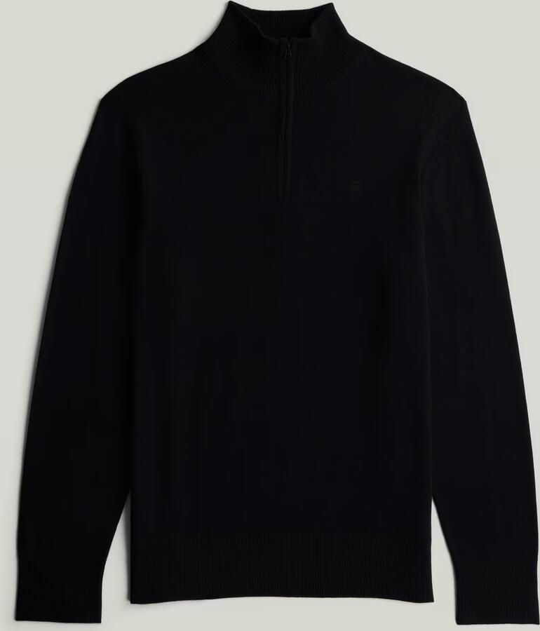 G-Star RAW The Olivier Correct Half Zip Pullover Zwart Heren