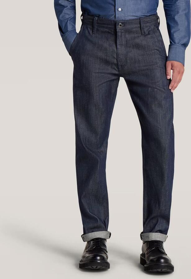 G-Star RAW The Otto Correct Morry Selvedge Chino Donkerblauw Heren - Foto 6